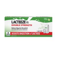 Lacteeze Ultra Caplets Double Strength 8 Tablets