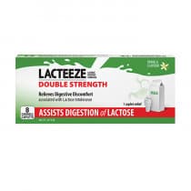 Lacteeze Ultra Caplets - Double Strength 8 Tablets