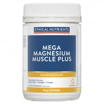 Ethical Nutrients Mega Magnesium Muscle Plus Powder Tangerine 135g