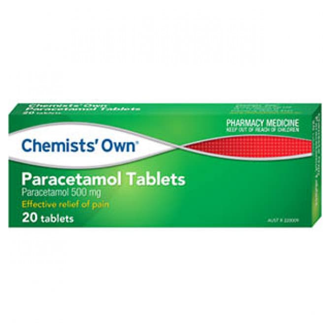 Buy Chemists Own Paracetamol 20 Tablets Online