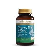 Herbs of Gold Slippery Elm 400mg 60 capsules