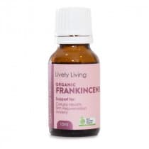Lively Living Frankincense Organic (Boswellia Serrata) Oil 15ml