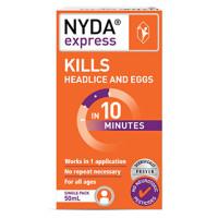 Brauer NYDA Express Head Lice Treatment 50ml