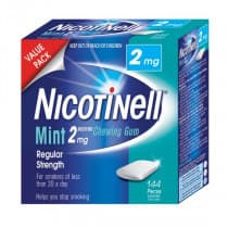Nicotinell Mint Nicotine Chewing Gum 2mg Regular Strength 144 pieces