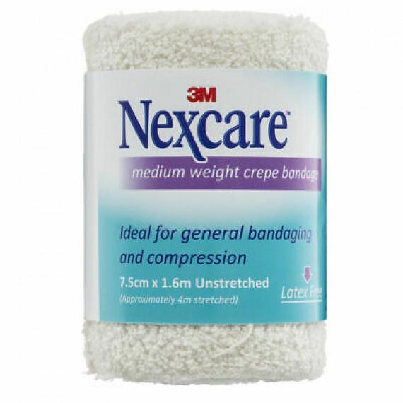 Nexcare Crepe Bandage Medium 75mm x 1.6m - Reliable Injury Support - Chempro Online