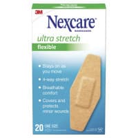 Nexcare Soft n Flex Strips Medium 20 Pack
