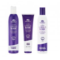 Marc Daniels Trio Pack Purple Blonde Shampoo 300ml , Conditioner 300ml & Toner 150ml