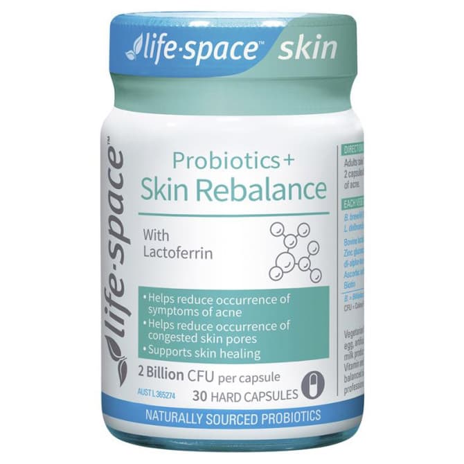 Buy Life Space Probiotic Plus Skin Rebalance 30 Capsules Online