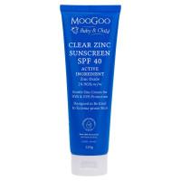 MooGoo Baby and Child Clear Zinc Sunscreen SPF 40 120g
