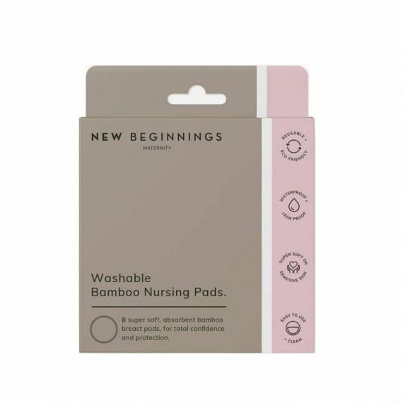 New Beginnings Washable Breast Pads 8 Pack