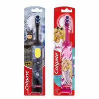 Colgate Kids Batman or Barbie Battery Powered Sonic Toothbrush for Children 3 Plus Years 1 Pack
