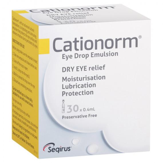 Cationorm Preservative-Free Eye Drops 30 Vials - Available at Chempro Online