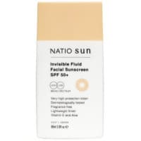 Natio Invisible Fluid Sunscreen SPF 50 Plus 60ml