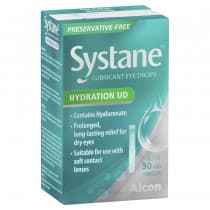 Systane Lubricant Eye Drops Hydration UD 30 Pack 0.7ml