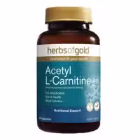 Herbs of Gold Acetyl L Carnitine 120 Capsules