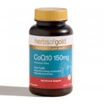 Herbs of Gold CoQ10 150mg 60 Capsules