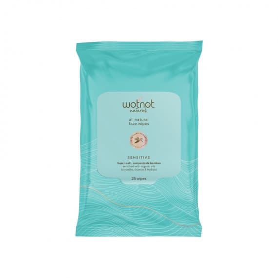 Buy WotNot Natural Facial Wipes Sensitive 25 Wipes Online