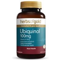 Herbs of Gold Ubiquinol 100mg 60 Capsules