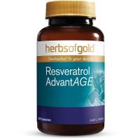 Herbs of Gold Resveratrol Advantage 60 Capsules