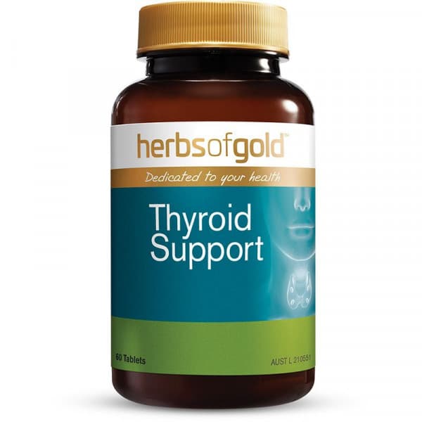 Buy Herbs of Gold Thyroid Support 60 Tablets Online
