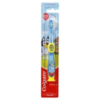 Colgate Kids Junior Bluey Manual Toothbrush Extra Soft Bristles for Children 2 to 5 Years 1 Pack