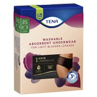 Tena Washable Absorbent Underwear Classic Noir 10 to 12
