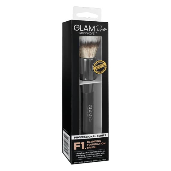 GLAM by Manicare Pro F1 Blending Foundation Brush for Smooth Finish | Chempro Online