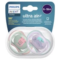 Philips Avent Ultra Air Soother 6 to 18 Silicone
