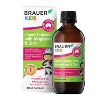 Brauer Baby and Kids Liquid Calcium with Magnesium and Zinc 200ml
