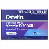Ostelin Specialist Range Vitamin D 7000IU 24 Capsules S3