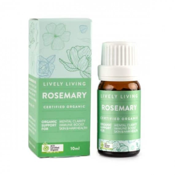 Buy Lively Living Essential Oil Rosemary Organic 10ml Online