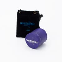 Waterfall Grinder Cnc Matte Dark Blue 4 Part 43mm Removable Screen