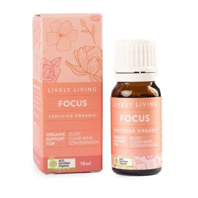 Buy Lively Living Focus Certified Organic 10ml Online