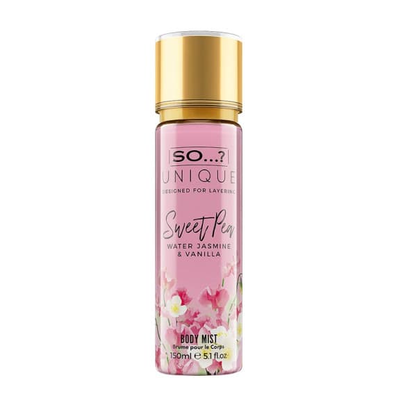 So…? Unique Sweet Pea Body Mist 150ml floral fragrance – Chempro Online