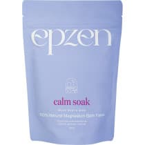 EpZen Calm Soak Relax Body and Mind 100% Natural Magnesium Bath Flakes 500g