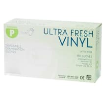 Soodox PF Ultra Fresh Clear Vinyl Gloves Extra Large Box 100 Pieces