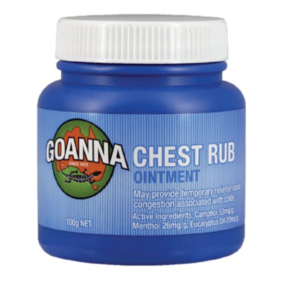 Buy Goanna Chest Rub Ointment 100g Online