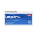 Pharmacy Action Lorastyne 10mg 50 Tablets Blister