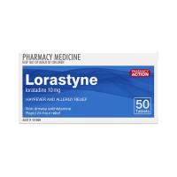 Pharmacy Action Lorastyne 10mg 50 Tablets Blister