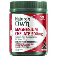 Natures Own Magnesium Chelate 500mg 300 Capsules