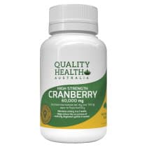 Quality Health Australia High Strength Cranberry 60,000mg 90 Capsules
