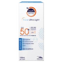 Ego Sunsense Face Ultra Light SPF 50 plus Sunscreen 100ml