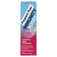 Frequent Flyer Immunity Boost Raspberry Flavour Effervescent 15 Tablets