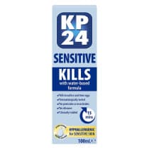 KP24 Sensitive Head Lice Solution Plus Comb 100ml