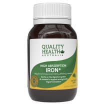 Quality Health Australia High Absorption Iron Plus 30 Tablets