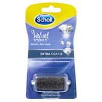Scholl Velvet Smooth Wet And Dry Roller Heads Extra Coarse