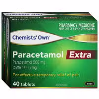 Chemists Own Paracetamol Extra 40 Tablets