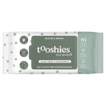 Tooshies ECO Wipes Aloe Vera and Chamomile Baby Wipes 70 Pack