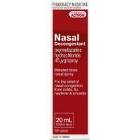 Pharmacy Action Nasal Decongestant Spray 20ml