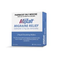 Maxalt Migraine Relief 5mg 2 Tablets S3